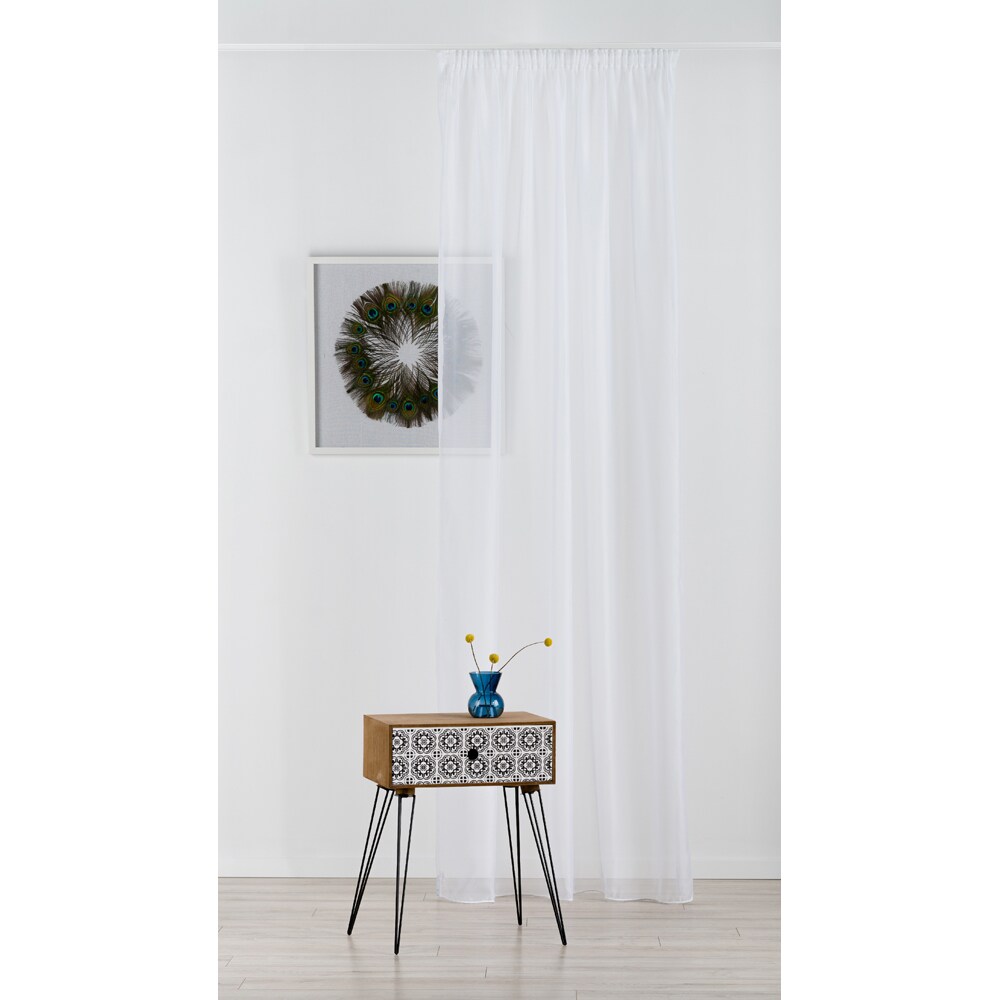 Perdea Mood, rejansa, 300 x 245 cm, alb