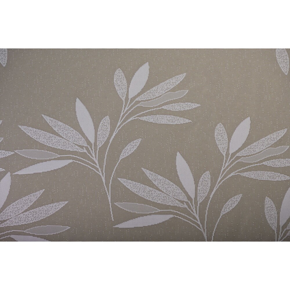 Perdea Petal, rejansa, 140 x 260 cm, alb