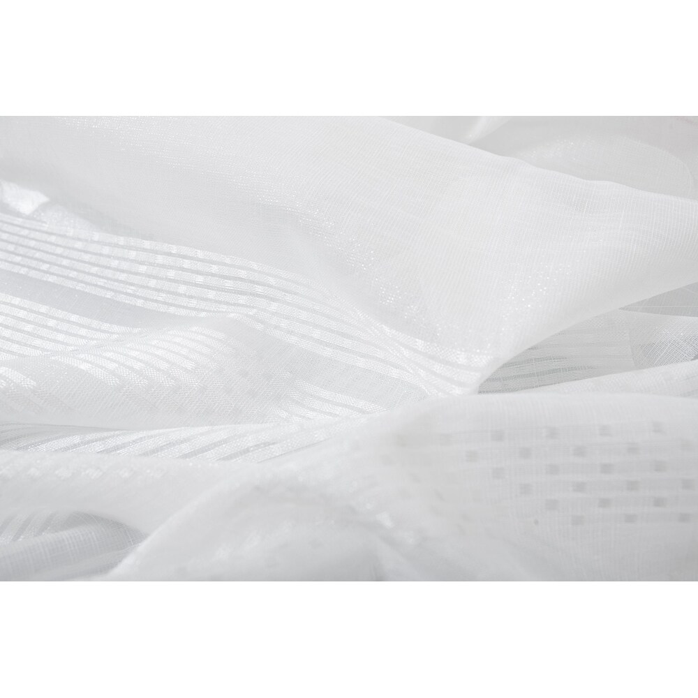 Perdea Austral, rejansa, 140 x 260 cm, crem