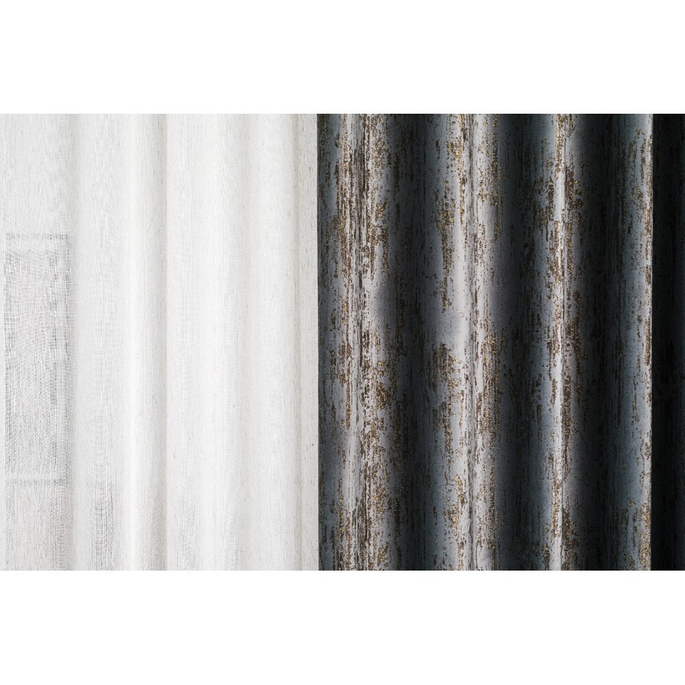 Perdea Sumo, inele, 140 x 255 cm, crem