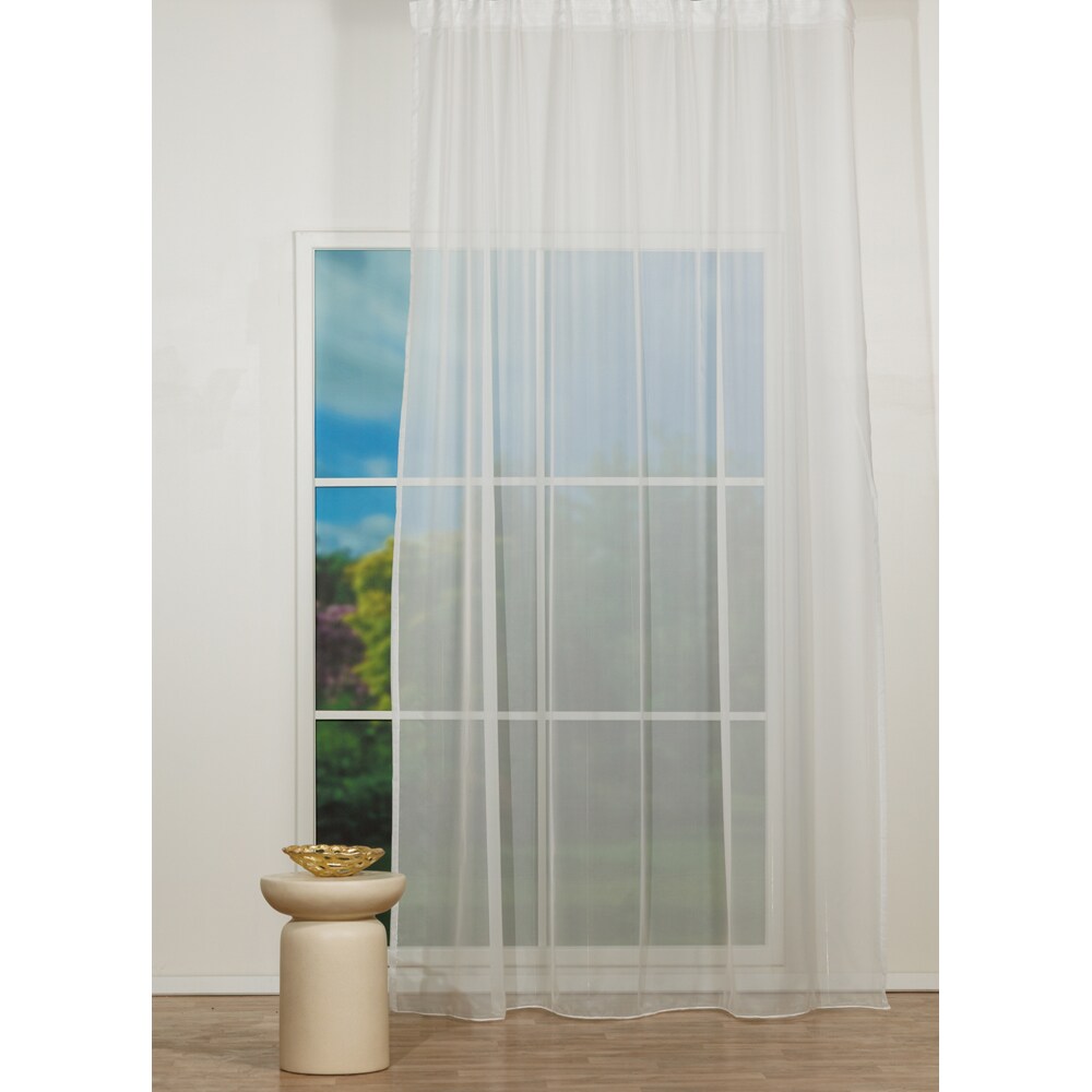 Perdea Vice, rejansa, 300 x 260 cm, alb