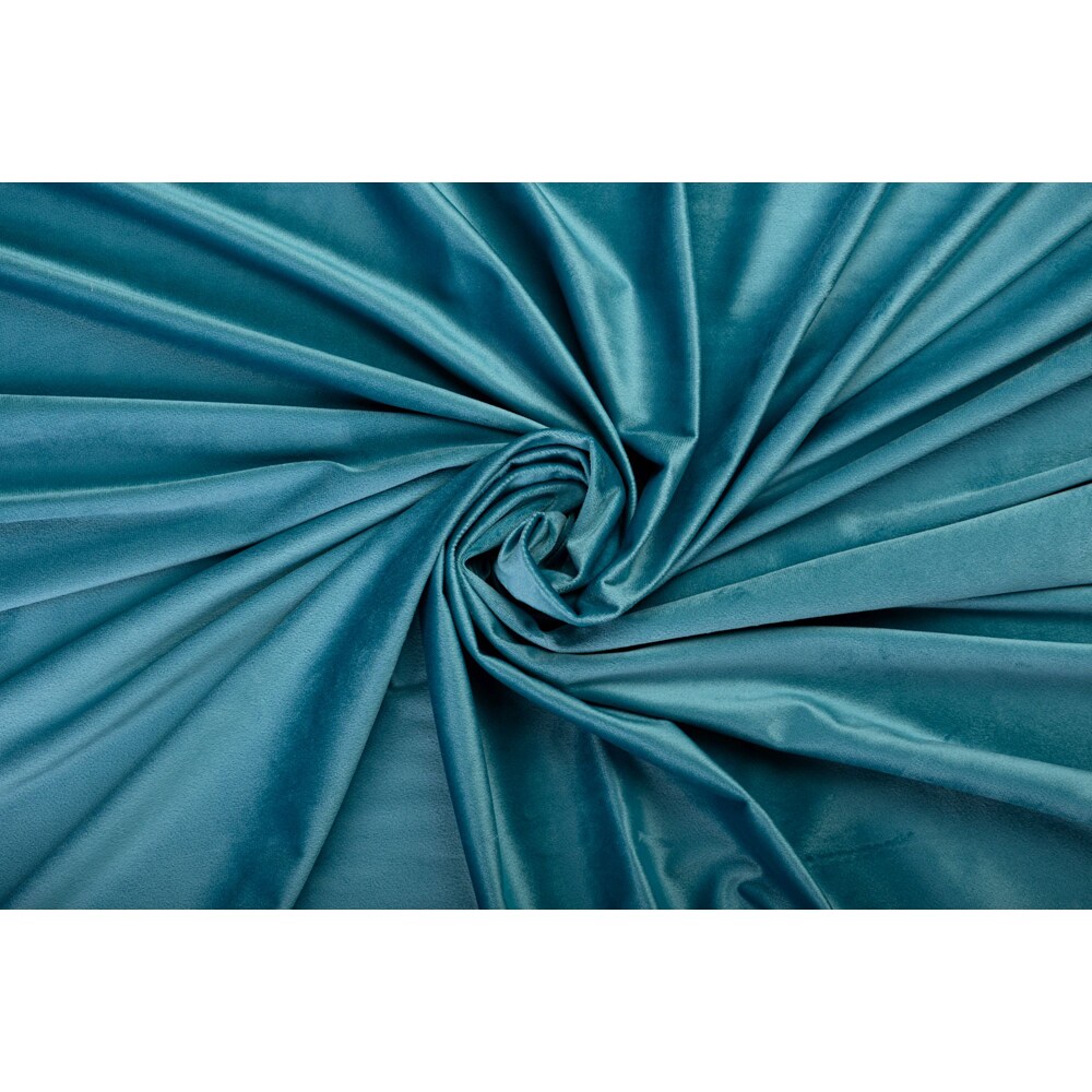 Draperie Adige, inele, 140 x 260 cm, semiopac, turcoaz