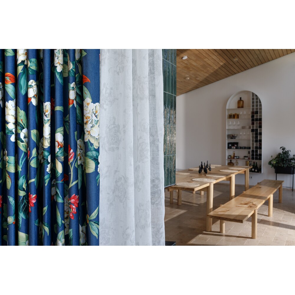 Draperie Antibes, inele, 140 x 260 cm, semiopac, verde