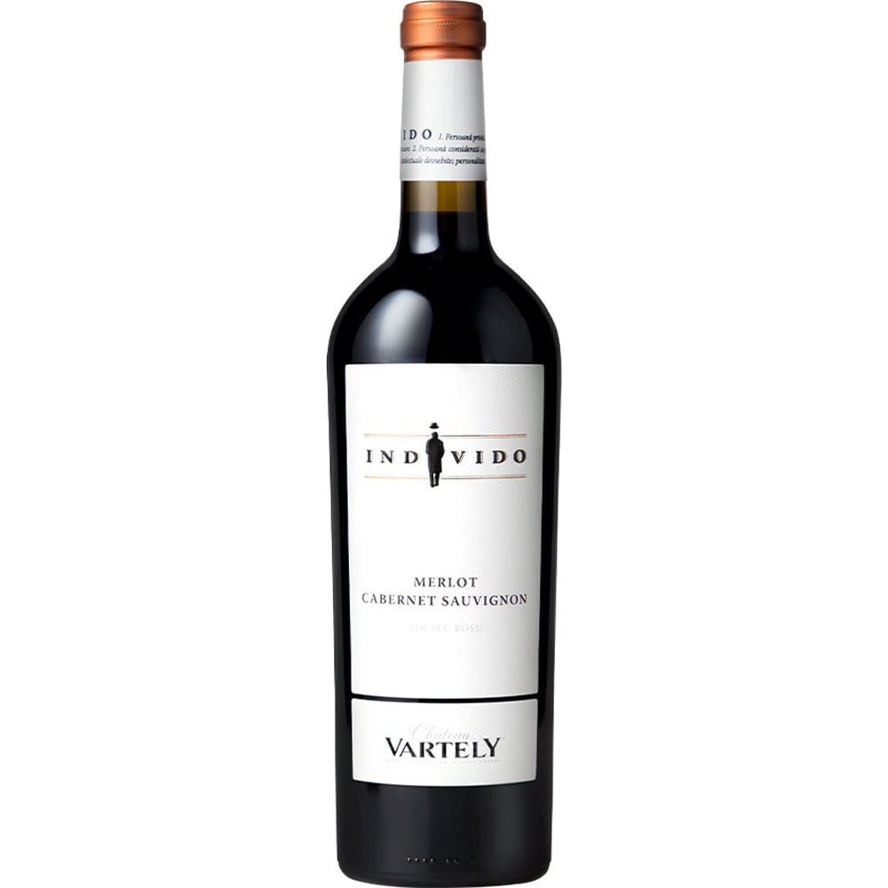 Vin rosu sec Vartely Individo Merlot & Cabernet, 0.75L