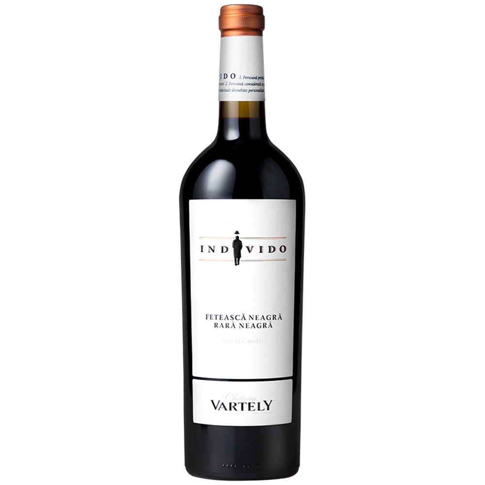 Vin rosu sec Vartely Individo Feteasca Neagra- Rara Neagra, 0.75L