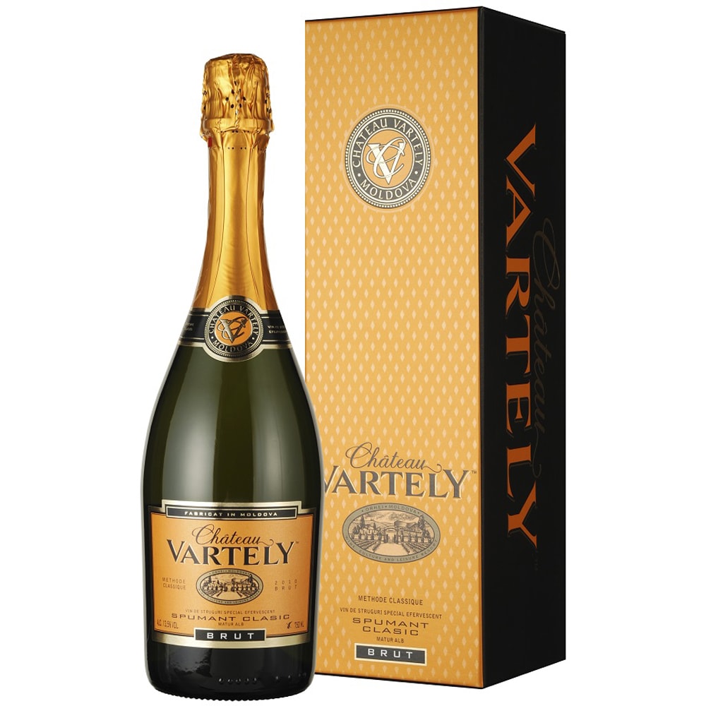 Vin spumant alb brut Vartely Clasic, 0.75L