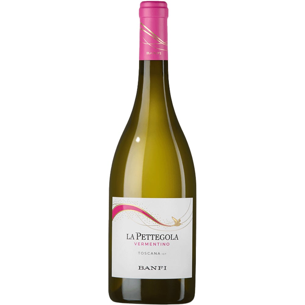 Vin alb sec Banfi La Pettegola Vermentino Toscana IGT, 0.75L