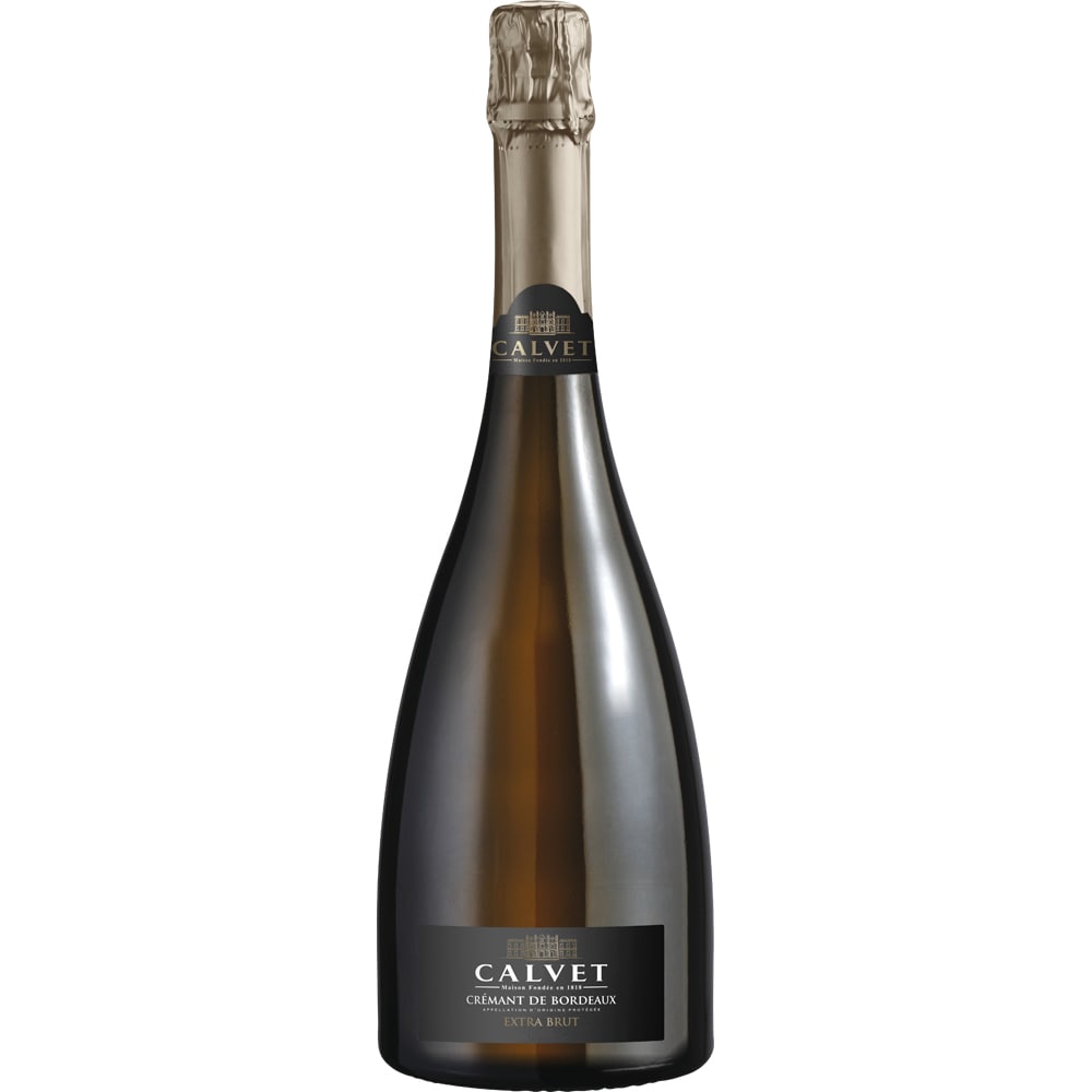 Vin spumant alb Calvet Cremant Bordeaux Extra Brut, 0.75L