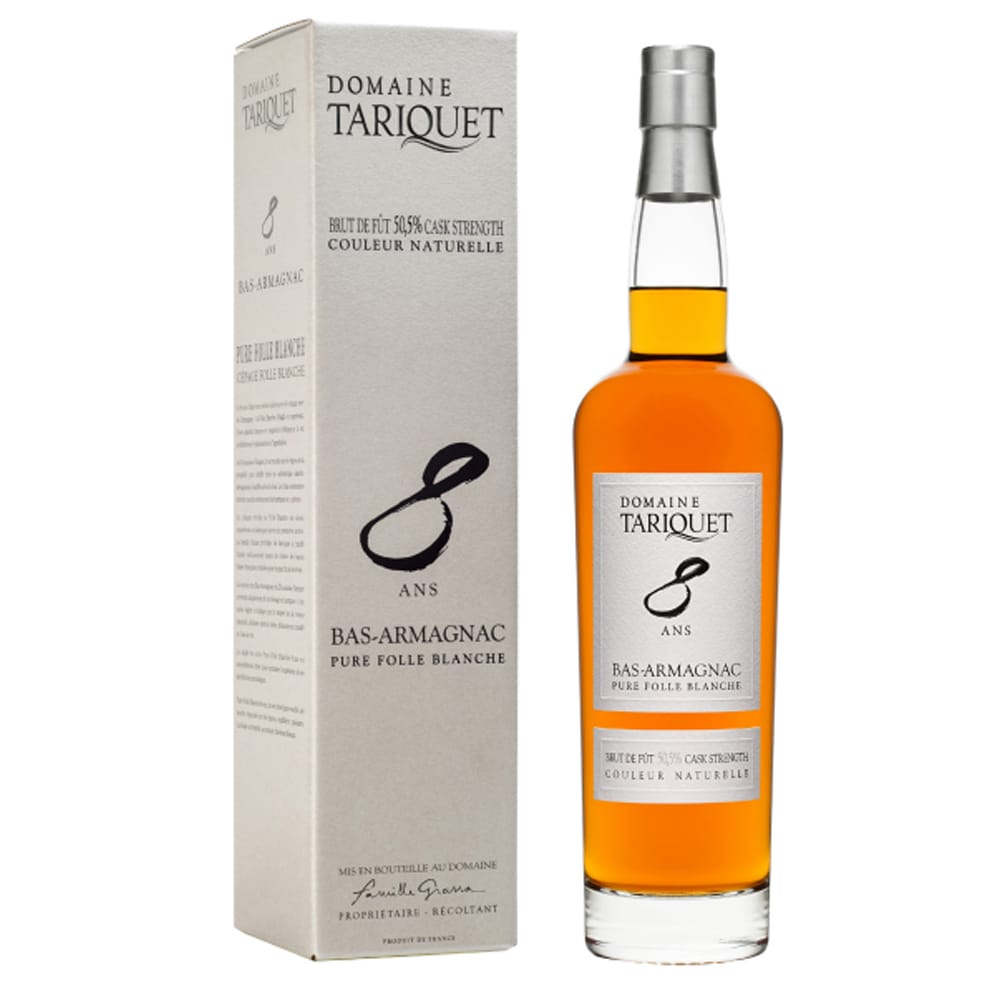Armagnac Domaine Tariquet Bas-Armagnac Folle Balance 8YO, 0.7L