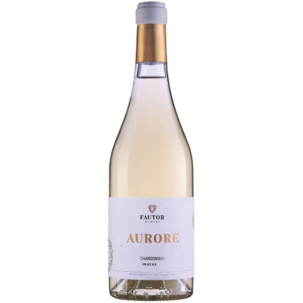 Vin alb sec Fautor Aurore Chardonnay, 0.75L
