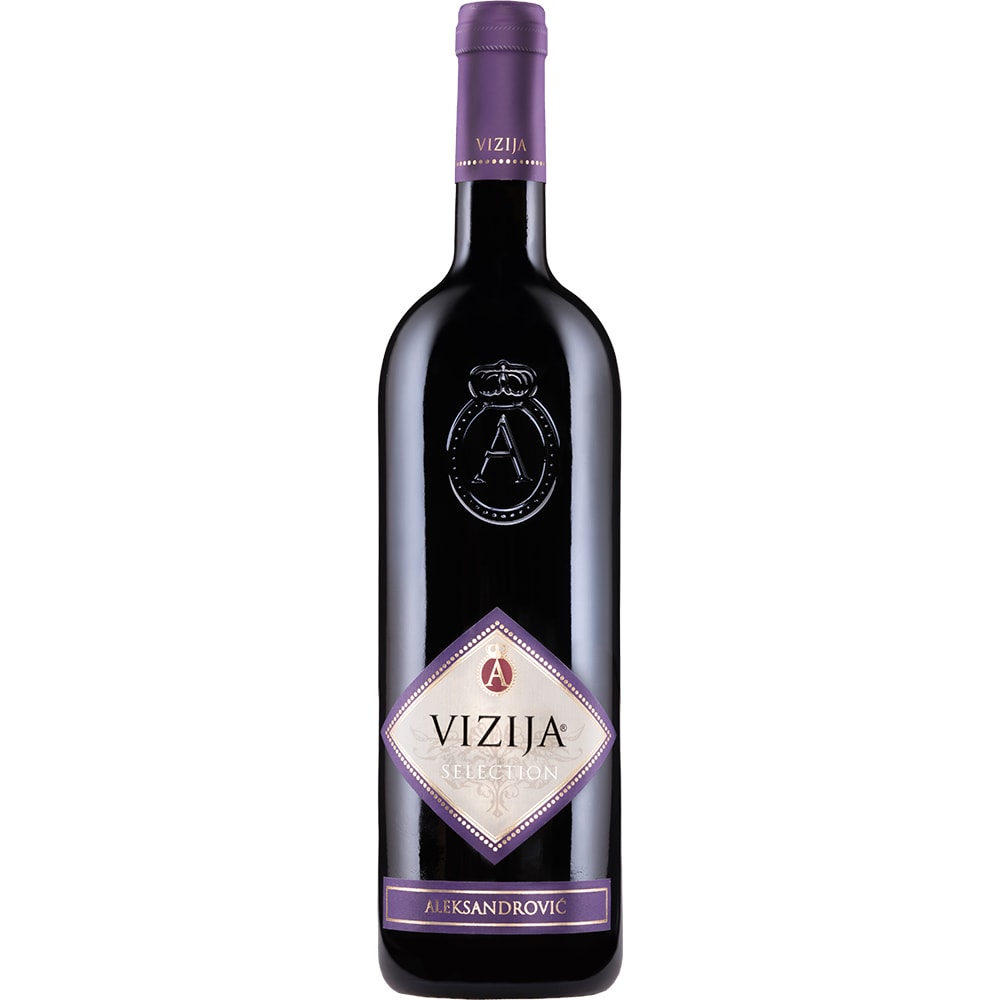 Vin rosu sec Aleksandrovic Vizija, 0.75L