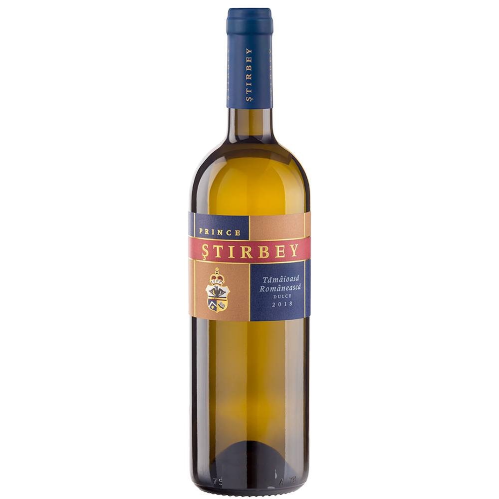 Vin alb dulce Prince Stirbey Tamaioasa Romaneasca, 0.75L