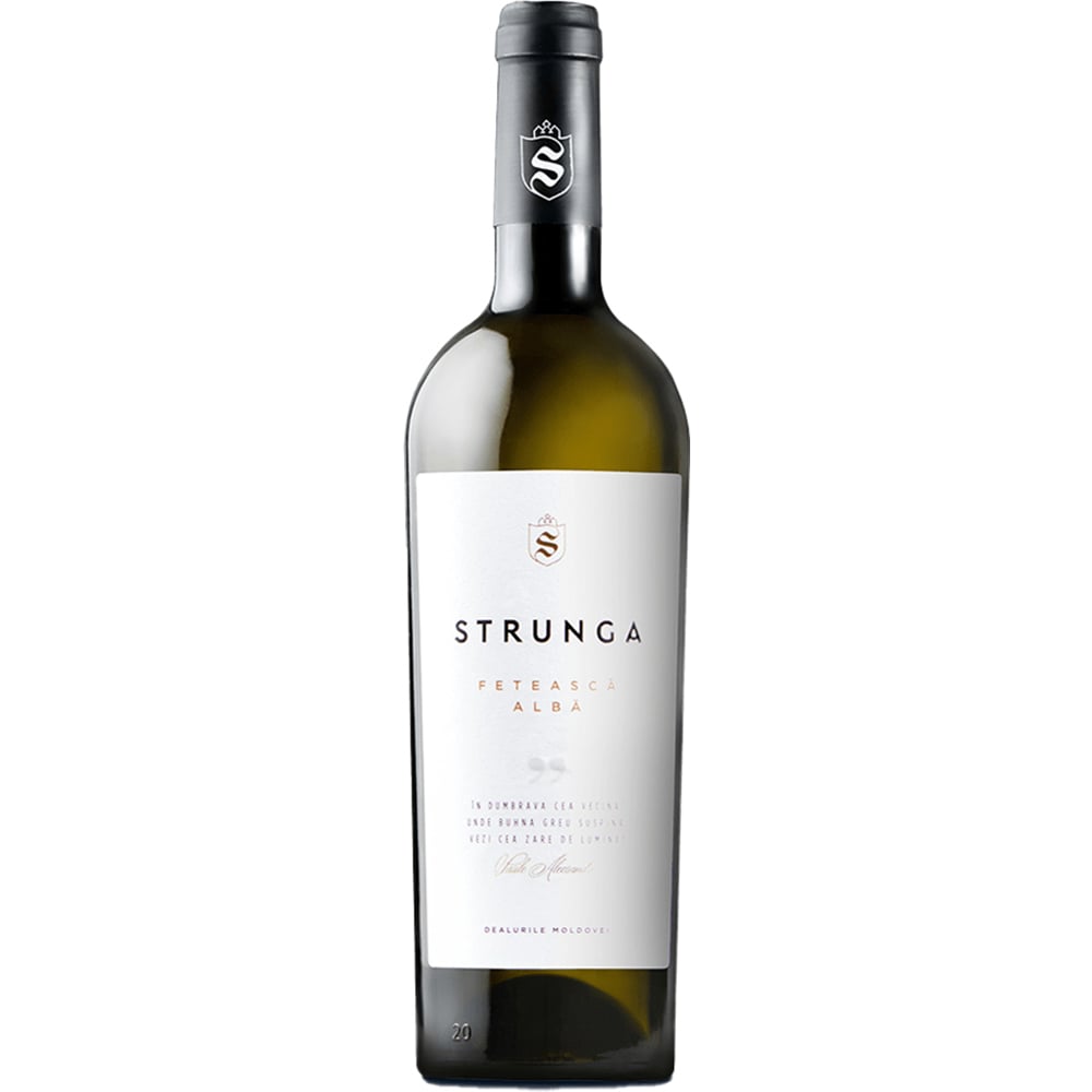 Vin alb sec Strunga Feteasca Alba, 0.75L