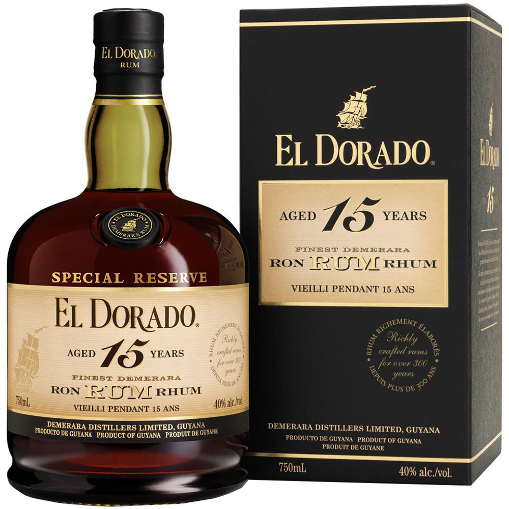 Rom El Dorado 15YO, 0.7L