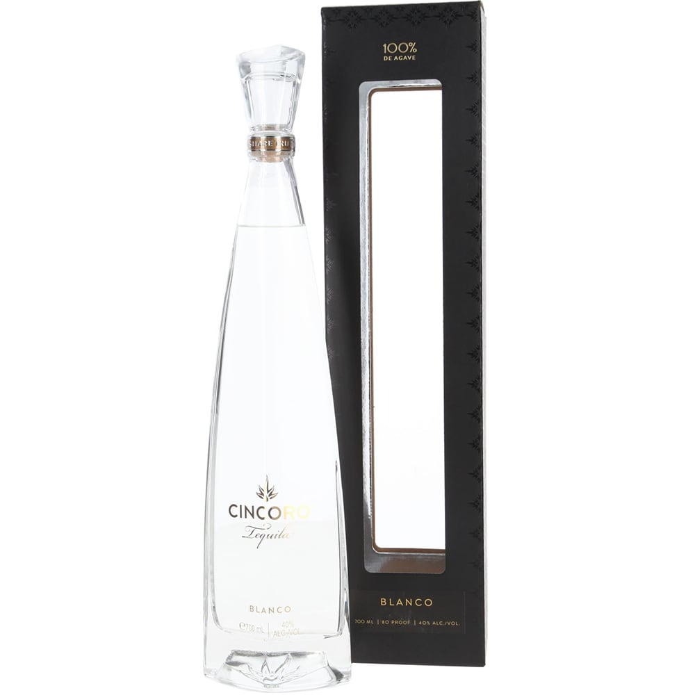 Tequila Cincoro Blanco GBX, 0.7L