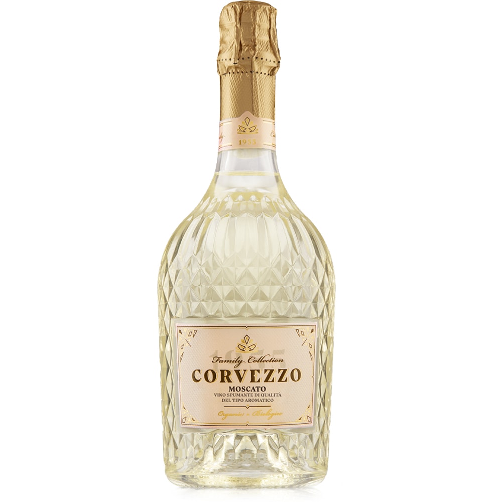 Vin spumant alb Corvezzo Moscato Dolce, 0.75L