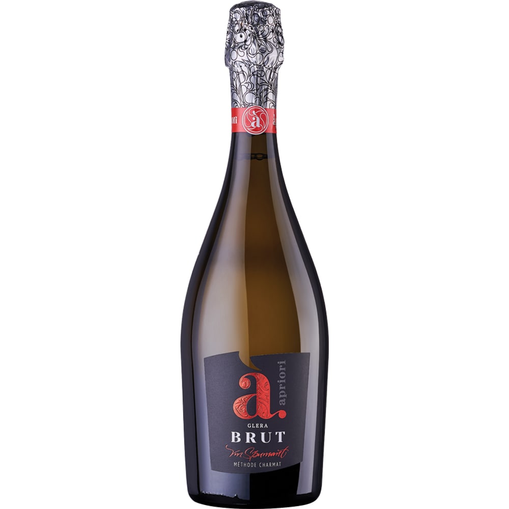 Vin spumant alb brut Apriori Spumant Glera, 0.75L