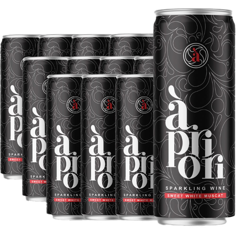 Vin spumant alb dulce Apriori, 0.25L, bax 12 doze