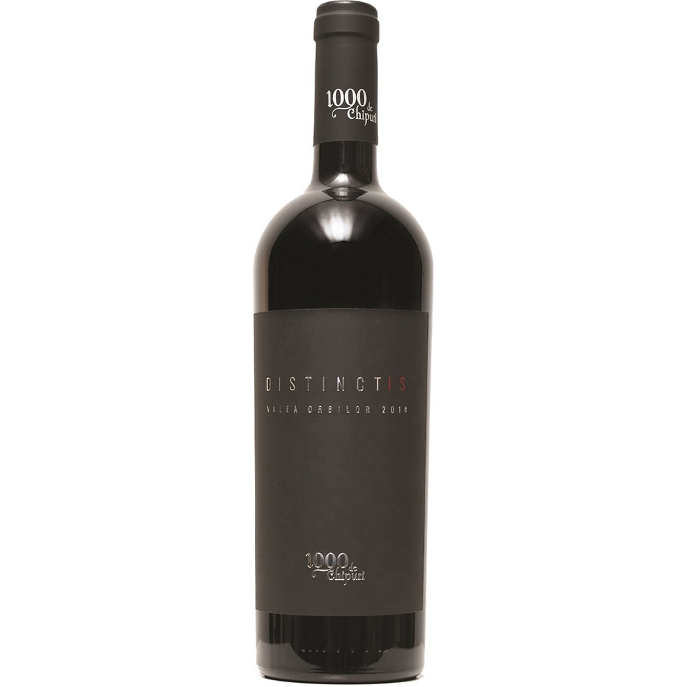 Vin rosu sec 1000 Chipuri Distinctis, 0.75L