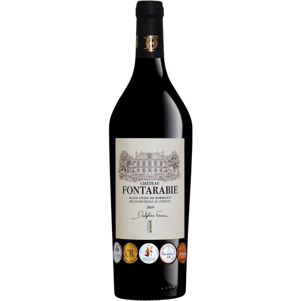 Vin rosu sec Chateau Fontaraibie, 0.75L