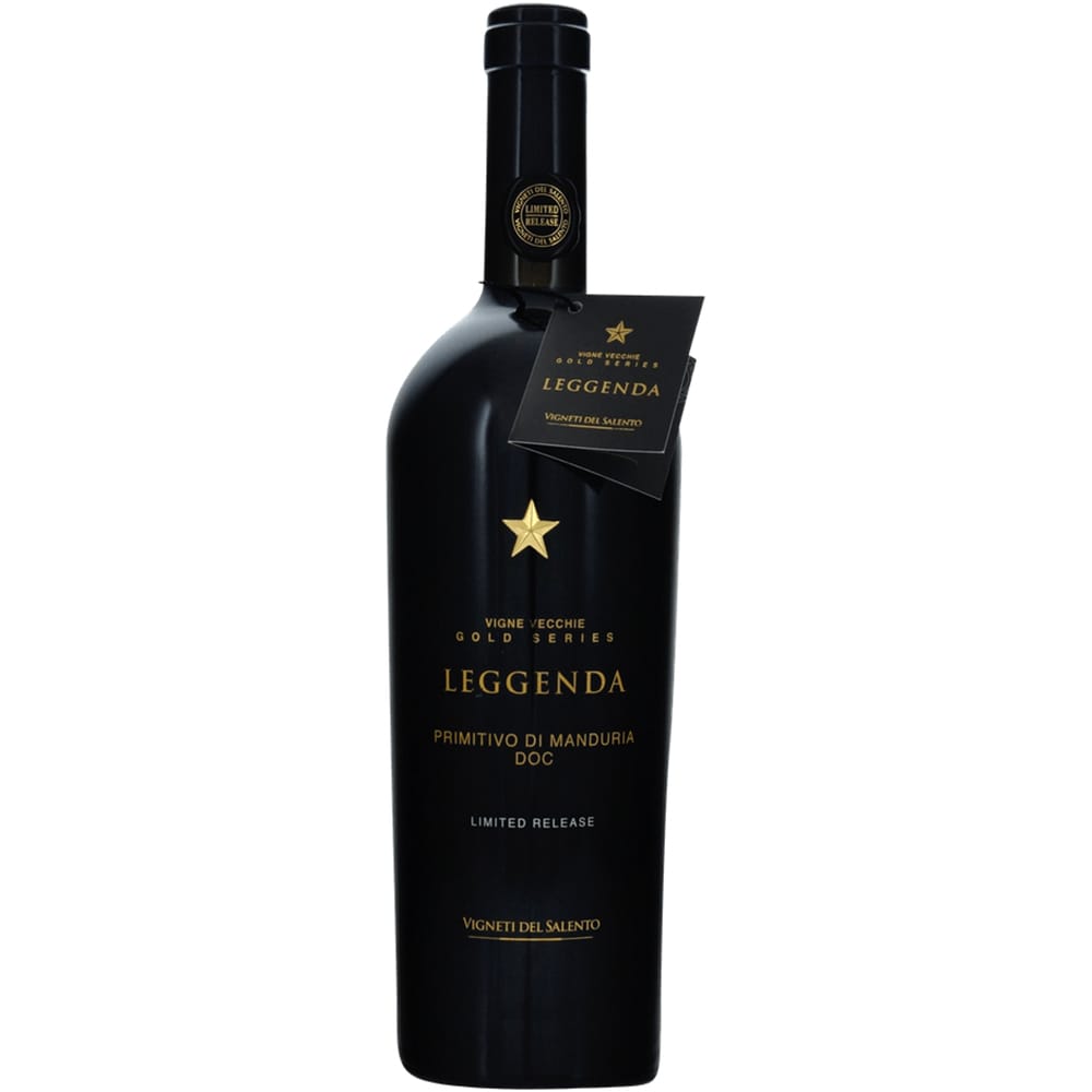 Vin rosu sec Vigneti del Salento Vigne Vecchie Gold Series 2021, 0.75L