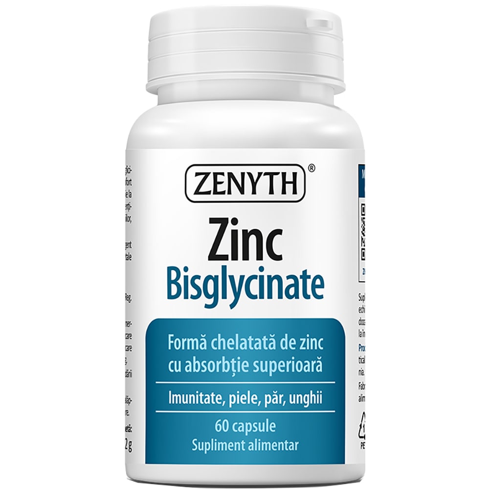 Supliment Zinc Bisglicinat, 60 capsule, ZENYTH