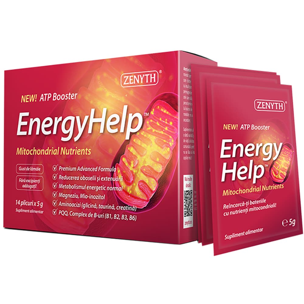 Supliment EnergyHelp, 14 plicuri x 5 g, ZENYTH