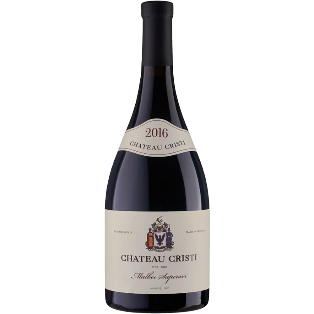 Vin rosu sec Chateau Cristi Malbec Saperavi, 0.75L