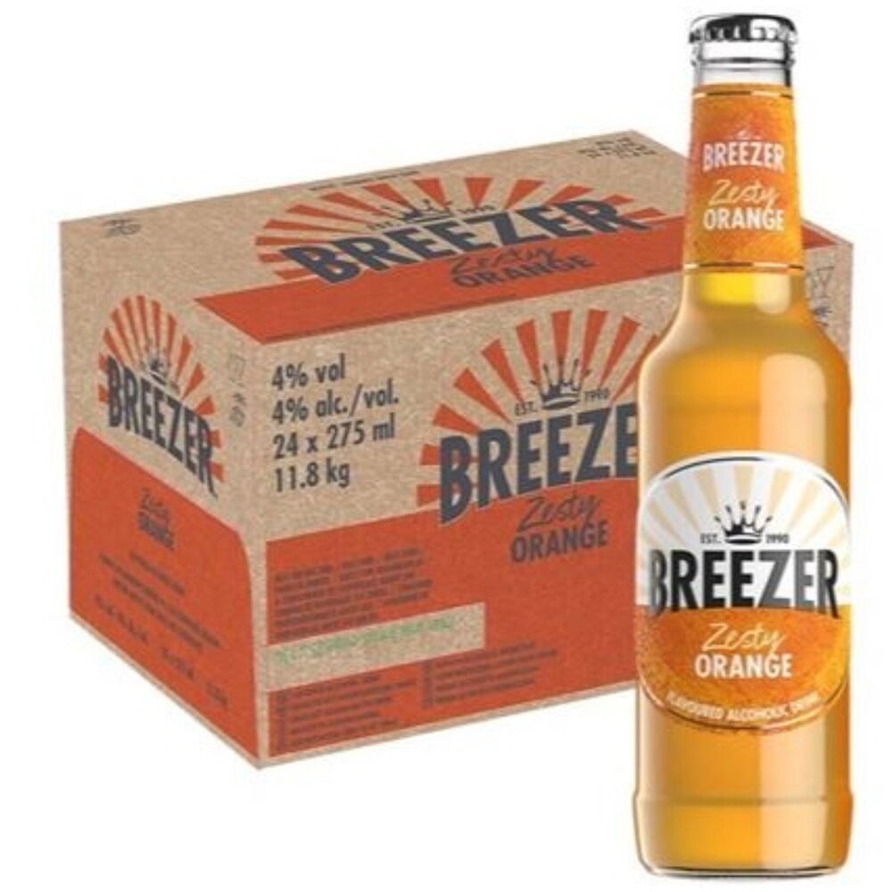Cocktail cu alcool Bacardi Breezer Orange 0.275L x 24 sticle