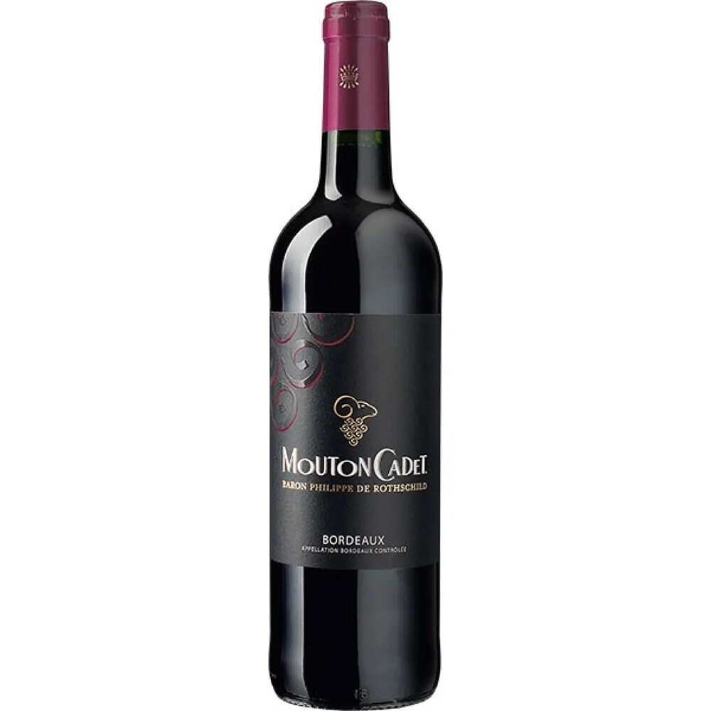 Vin rosu sec Mouton Cadet Rouge 2019, 0.75L