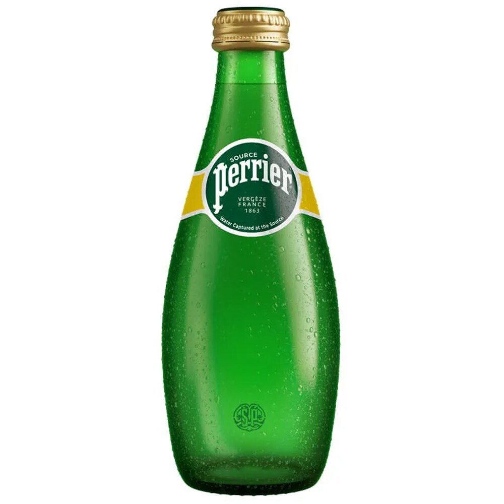 Apa minerala carbogazoasa PERRIER bax 0.33L x 24 sticle
