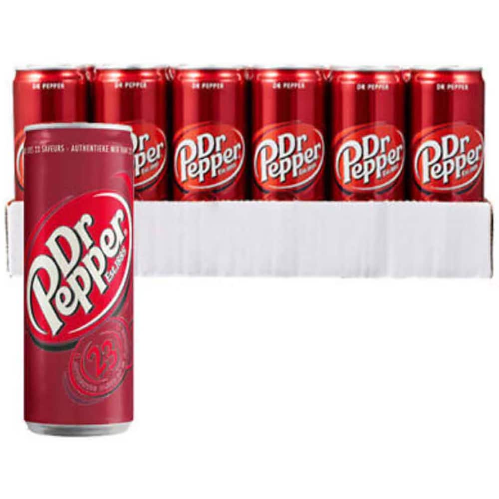 Bautura racoritoare carbogazoasa DR. PEPPER bax 0.33L x 24 doze