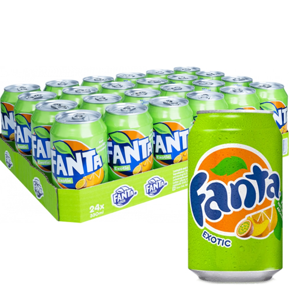 Bautura racoritoare carbogazoasa FANTA Exotic bax 0.33L x 24 doze