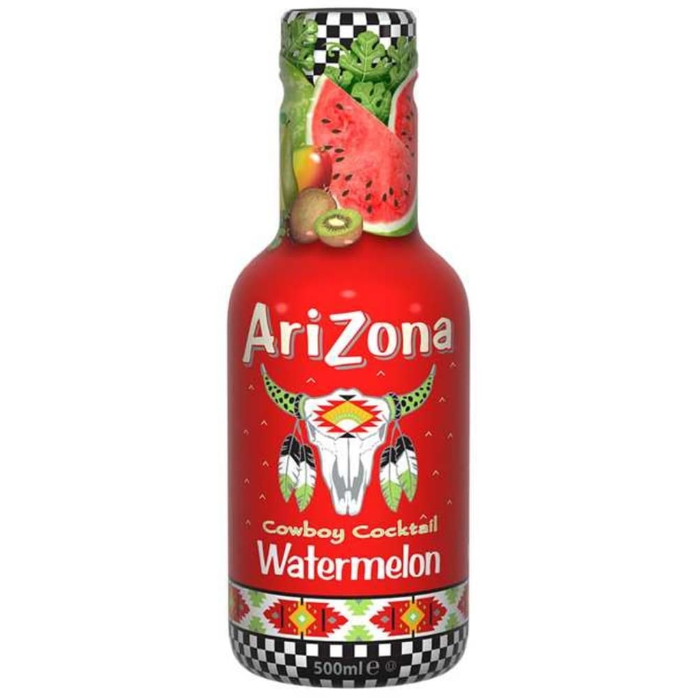 Bautura racoritoare necarbogazoasa ARIZONA Cowboy Cocktail Watermelon, 0.5L
