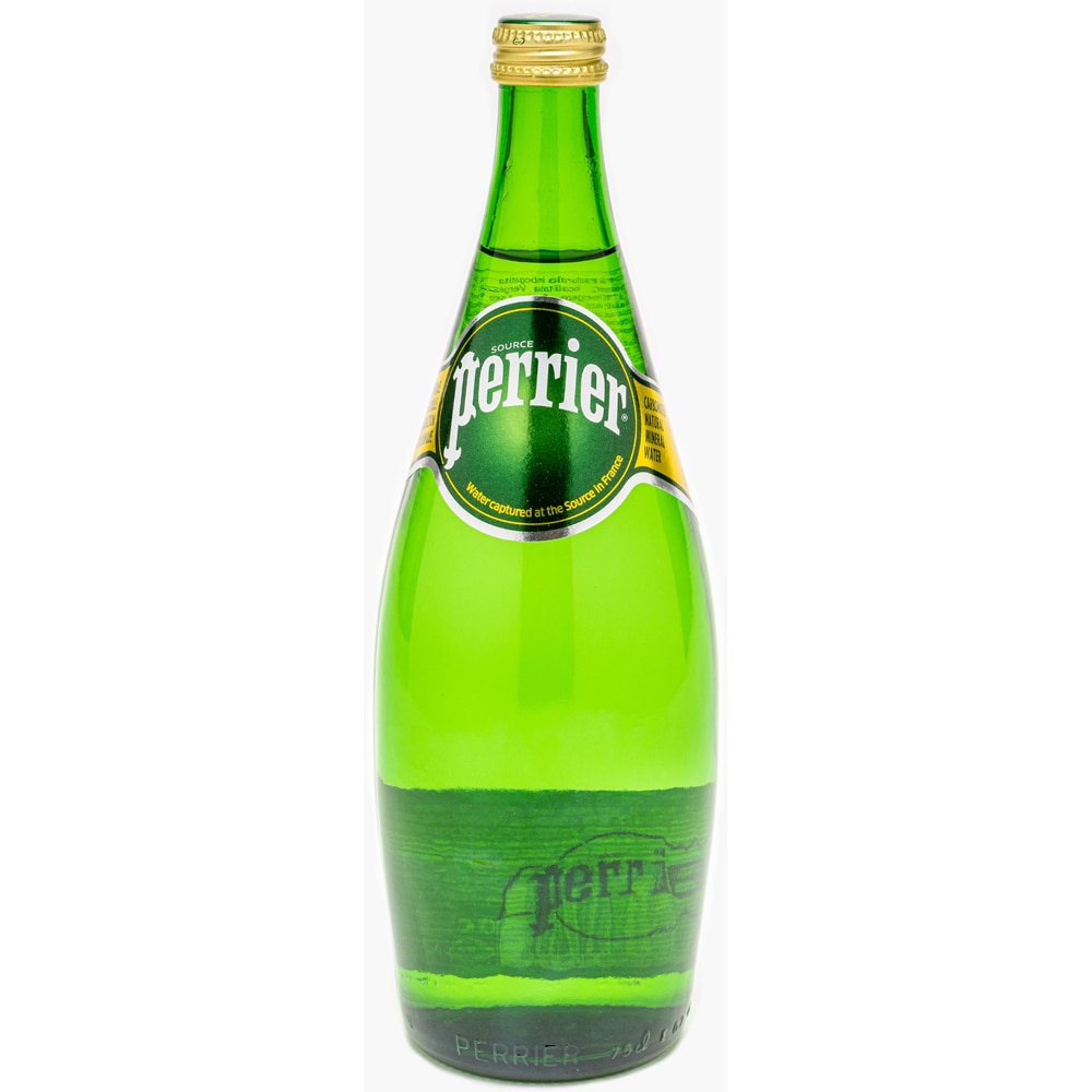 Apa minerala carbogazoasa PERRIER bax 0.75L x 12 sticle