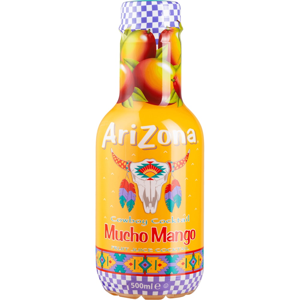 Bautura racoritoare necarbogazoasa ARIZONA Cowboy Cocktail Mango bax 0.5L x 6 sticle