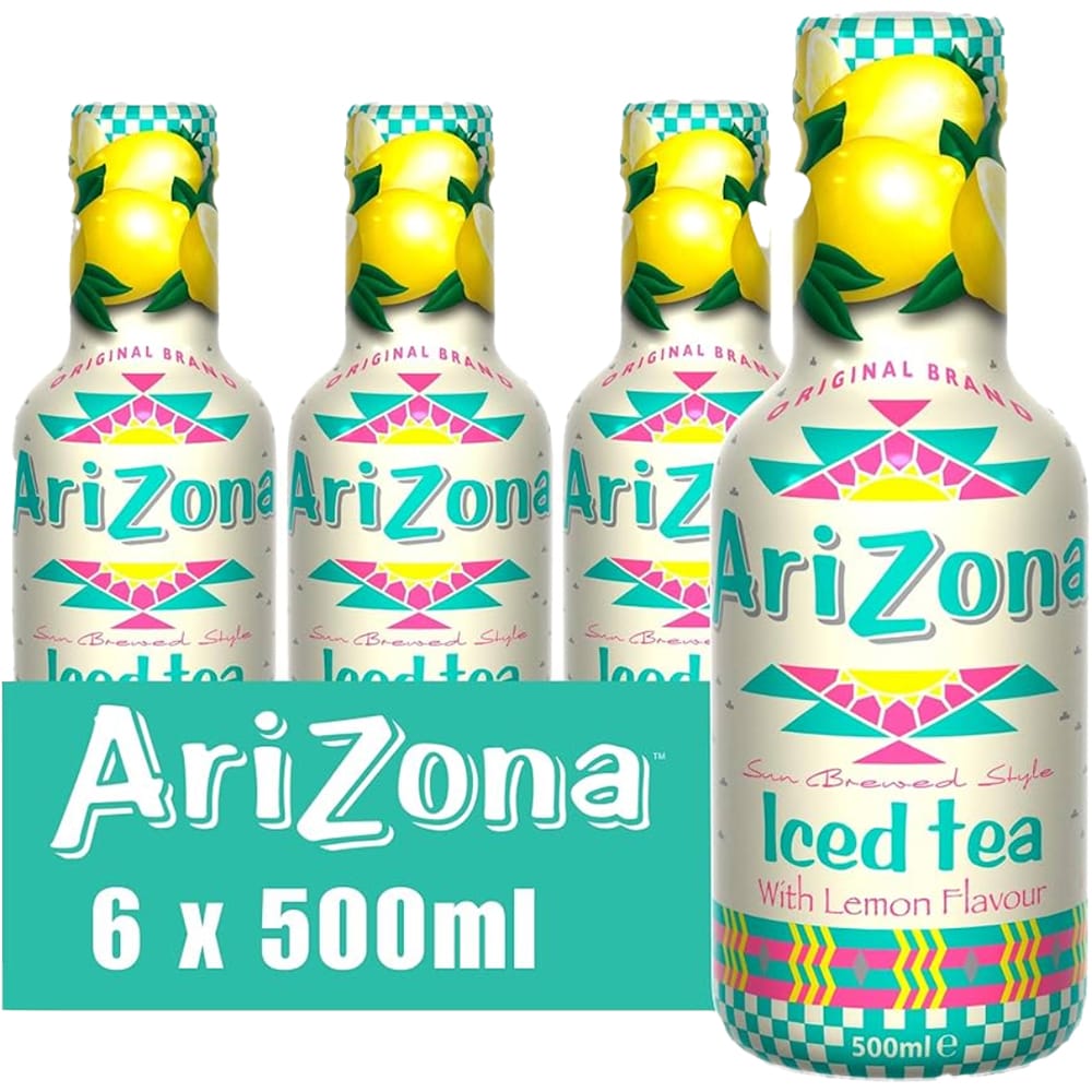 Bautura racoritoare necarbogazoasa ARIZONA Iced Tea Lemon bax 0.5L x 6 sticle