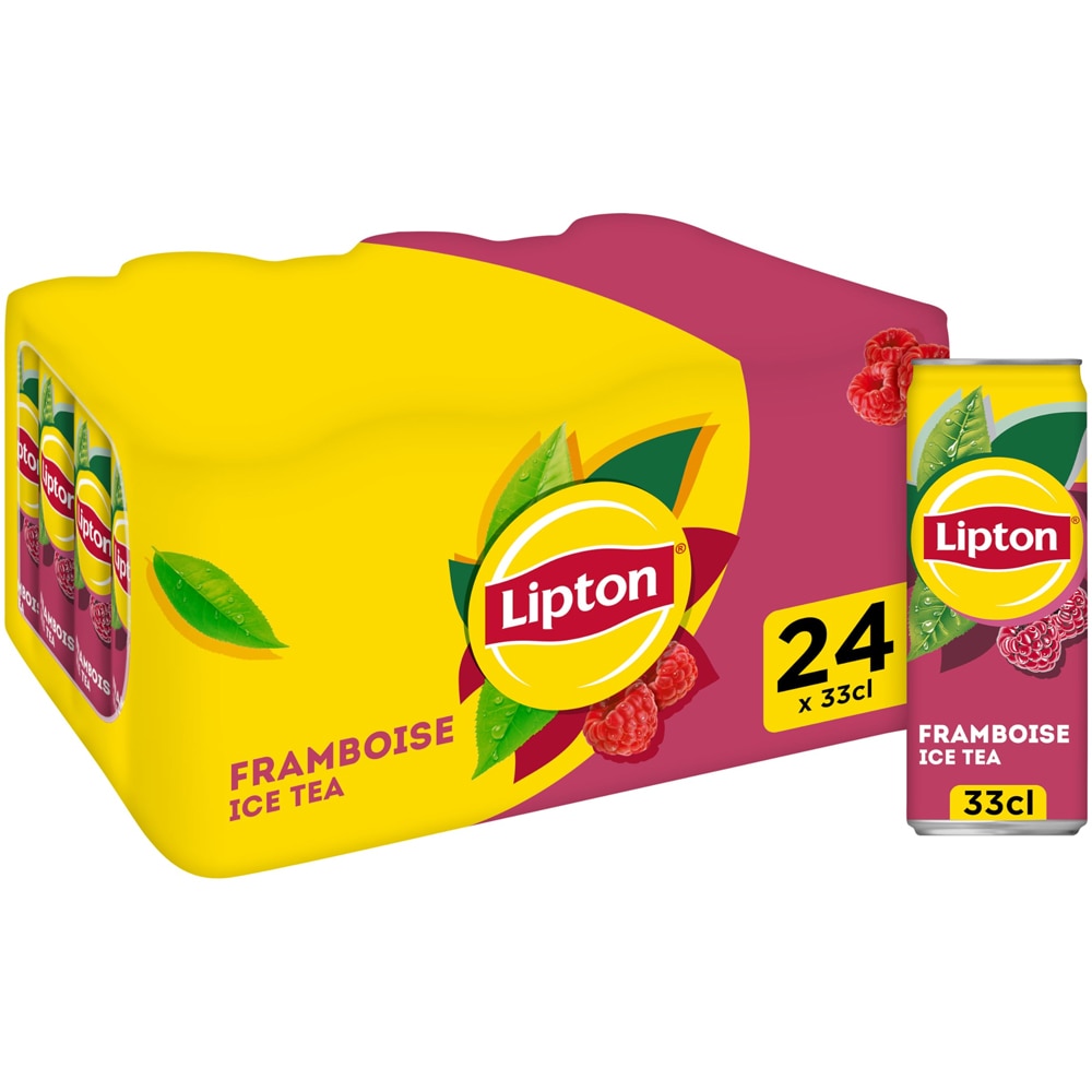 Bautura racoritoare necarbogazoasa LIPTON Ice Tea Framboise bax 0.33L x 24 doze
