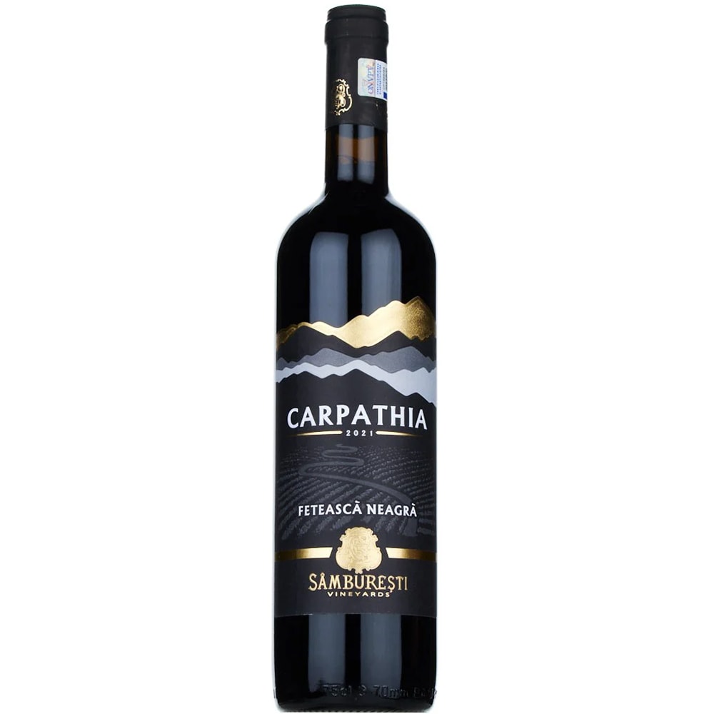Vin rosu sec Carpathia Feteasca Neagra, 0.75L
