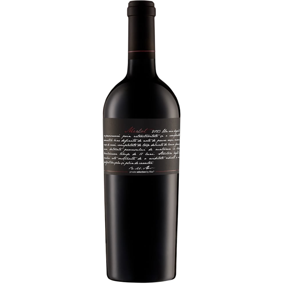 Vin rosu sec Liliac Privat Selection Merlot, 0.75L
