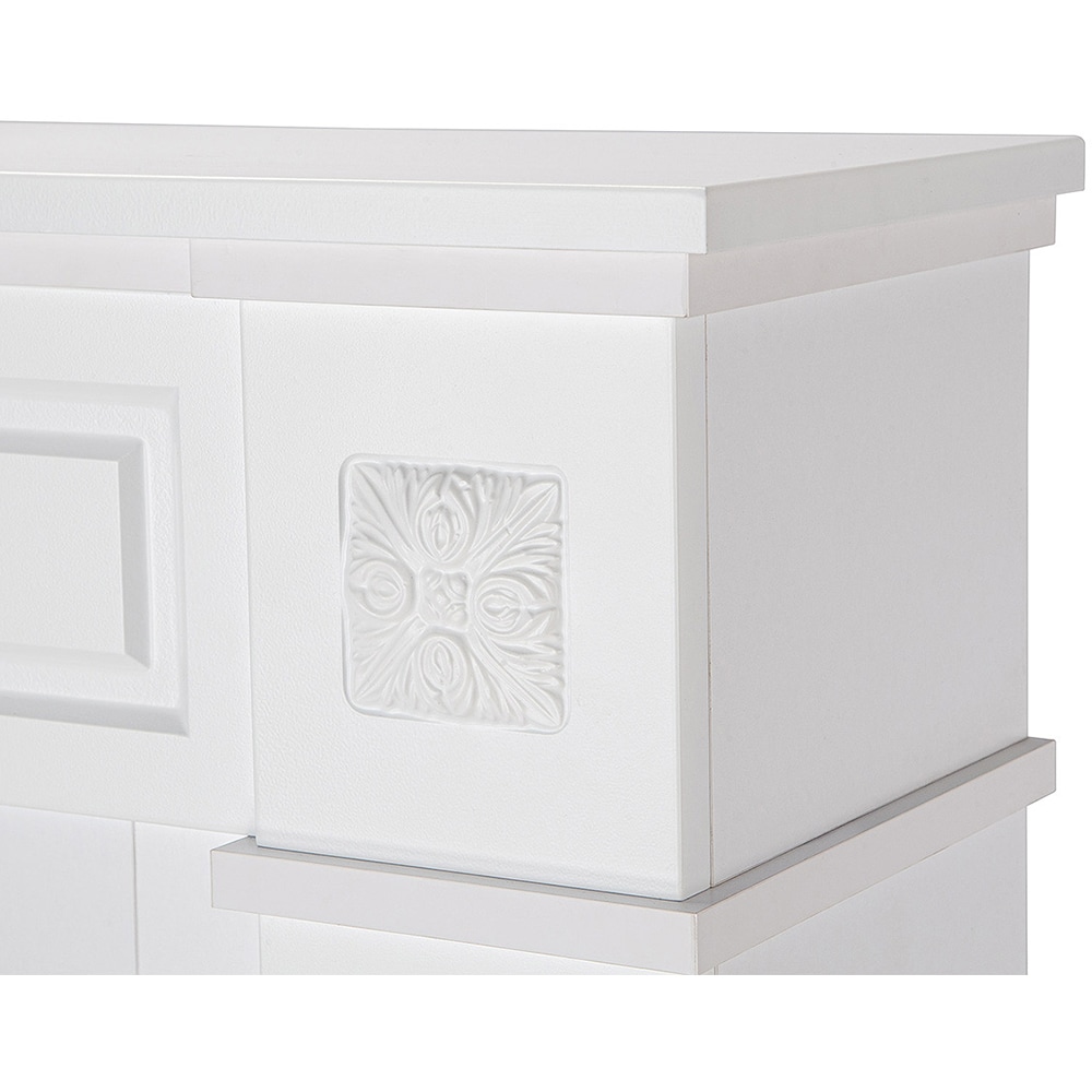 Semineu electric ART FLAME Frame, 1500W, telecomanda, 105 x 27 x 96 cm, alb