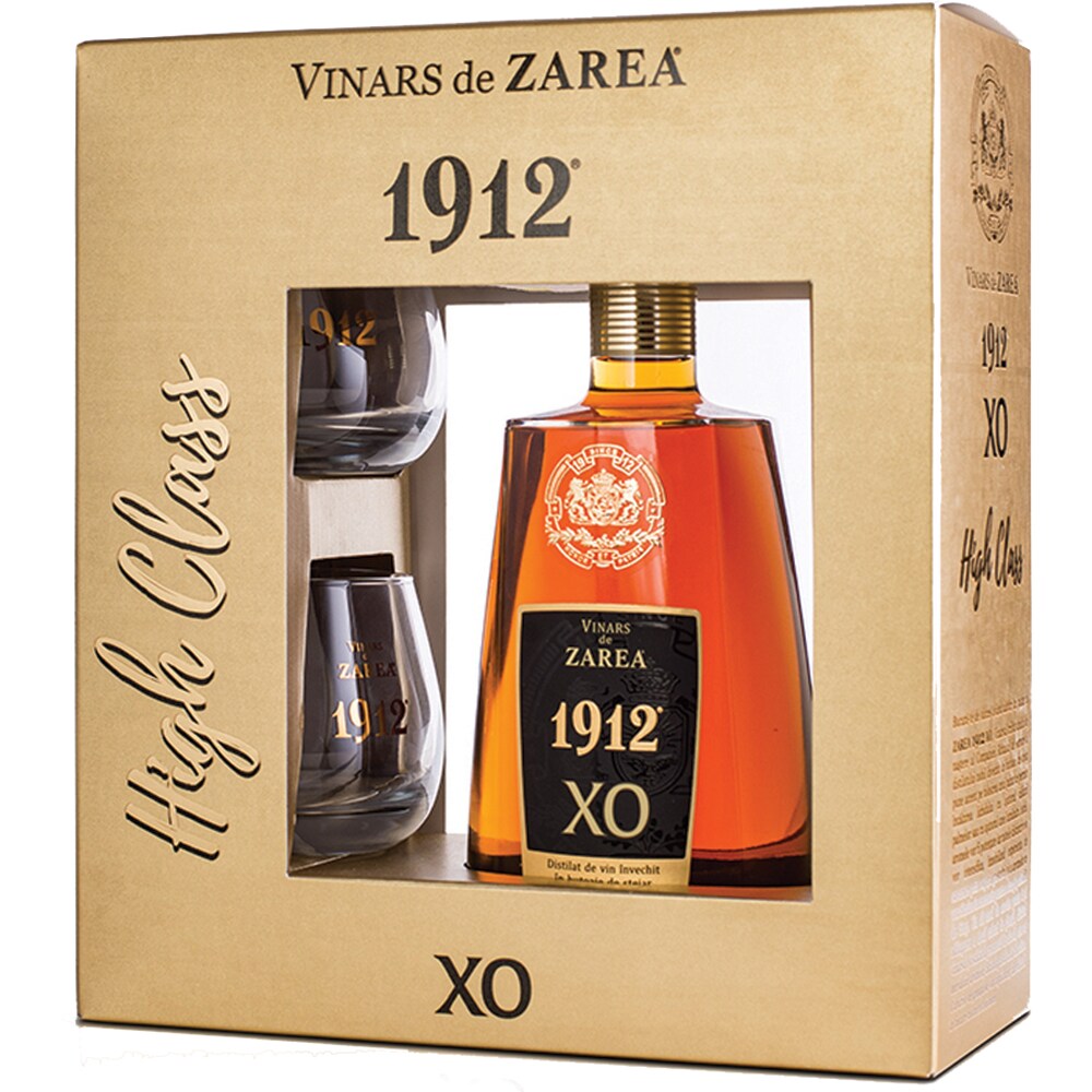 Set Vinars Zarea 1912 XO, 0.7L + 2 pahare