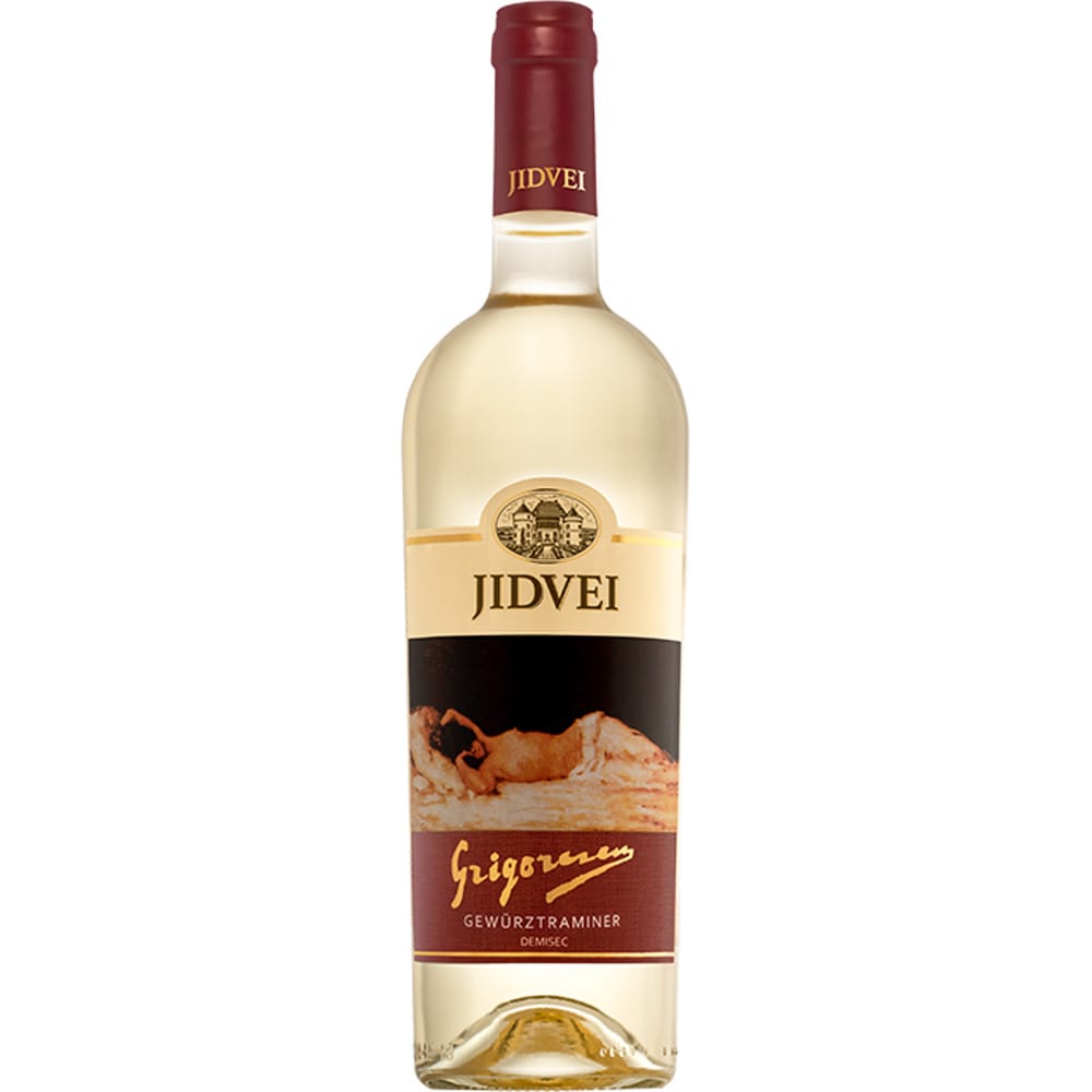 Vin alb demisec Jidvei Grigorescu Gewurztraminer, 0.75L, bax 6 sticle