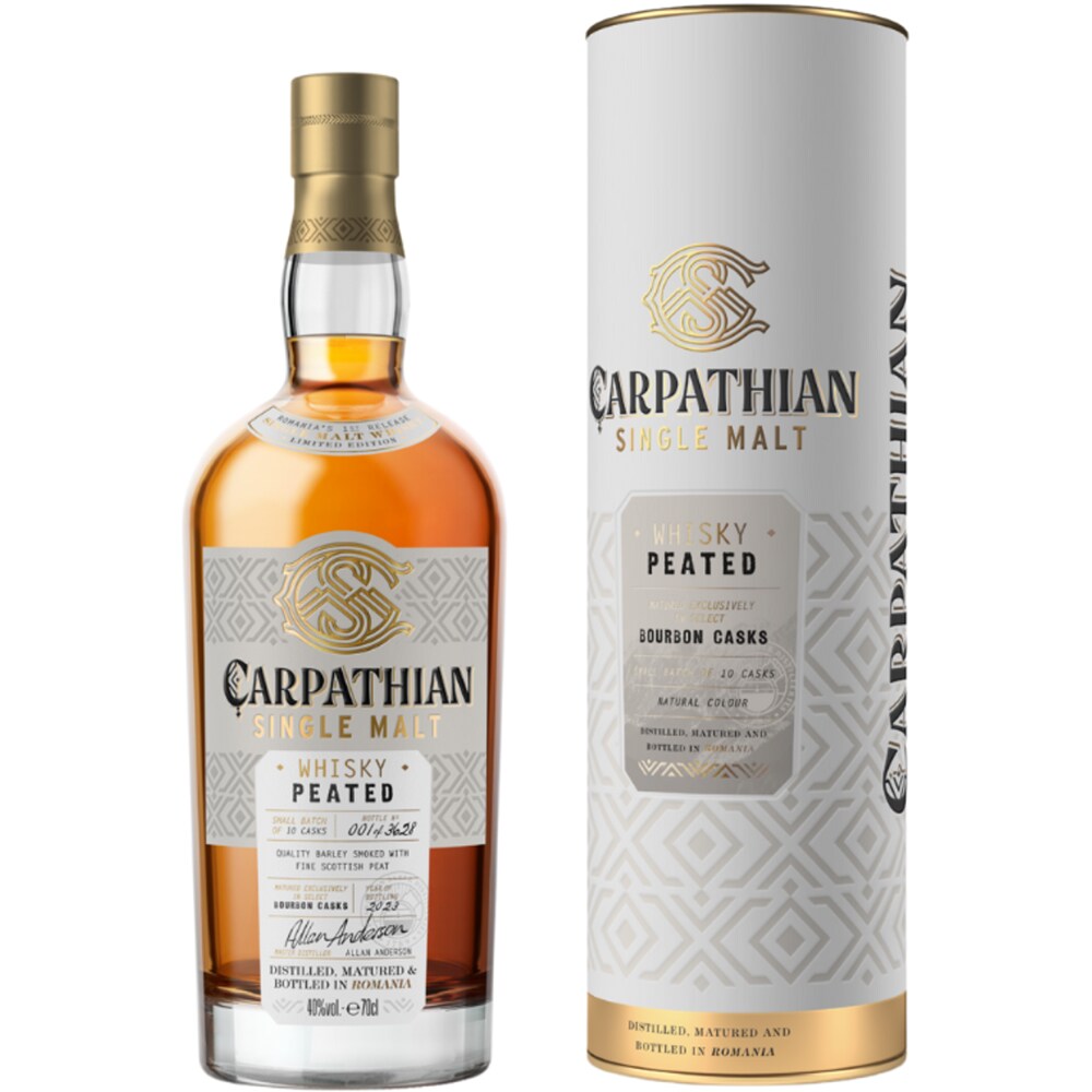 Whisky Carpathian 40 Peated GBX, 0.7L