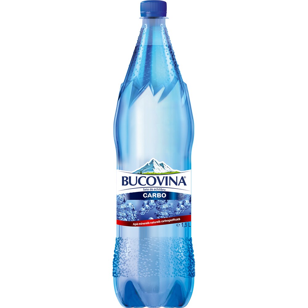 Apa carbogazoasa BUCOVINA bax 1.5L x 6 sticle