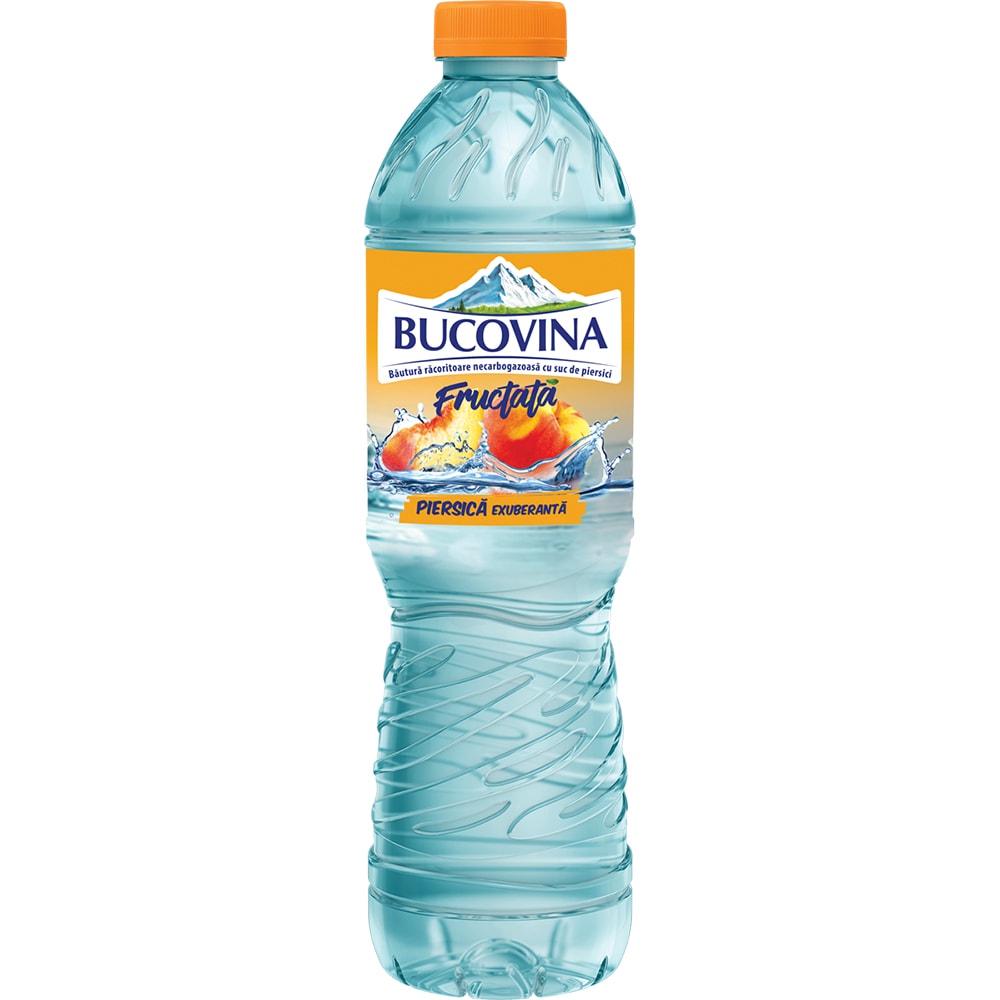 Apa plata BUCOVINA Piersica bax 1.5L x 6 sticle
