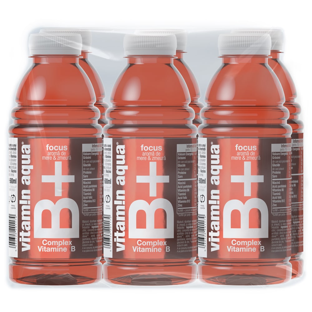 Apa cu vitamine VITAMIN AQUA B bax 0.6L x 6 sticle