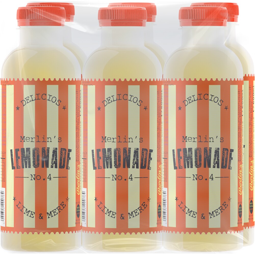 Limonada MERLINS Lemonade No.4 bax 0.6L x 6 sticle