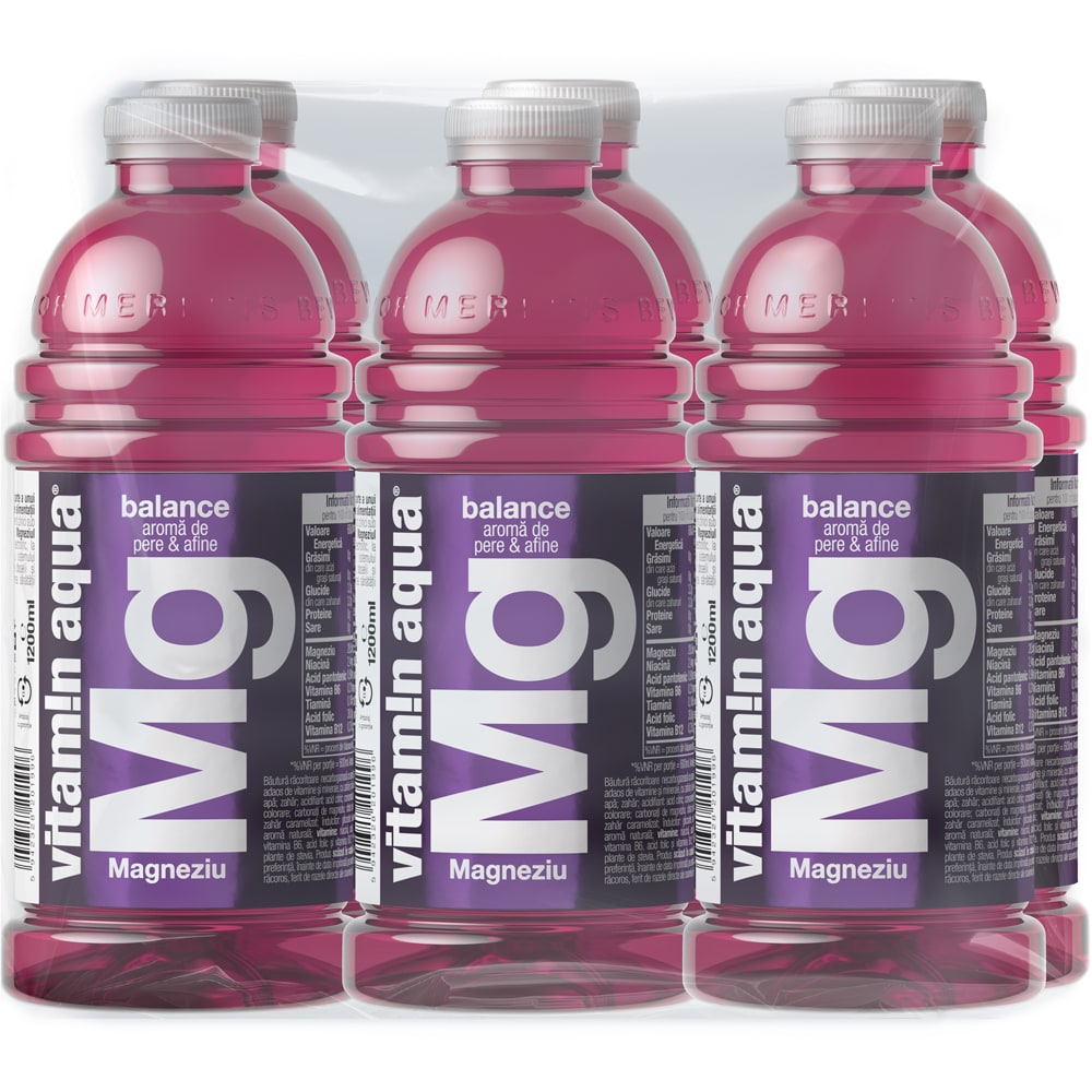 Apa cu vitamine VITAMIN AQUA Mg bax 1.2L x 6 sticle