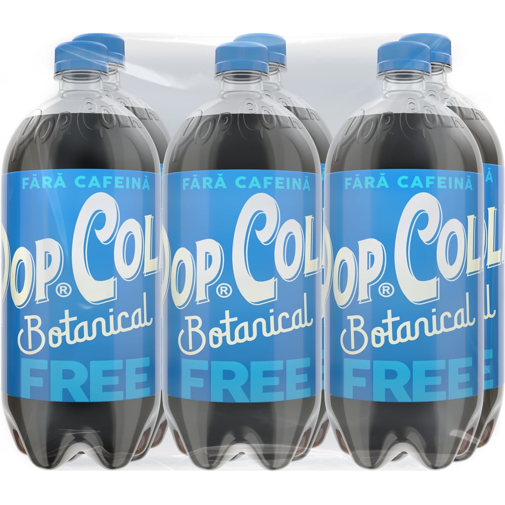 Bautura racoritoare carbogazoasa POPCOLA Botanical Free bax 1.5L x  6 sticle